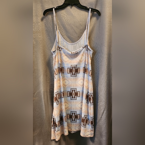 Aztec Light Pattern Mini dress Size Large - Picture 5 of 9